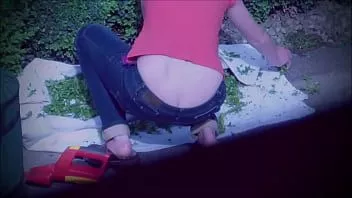 Riproduci Spiare la moglie sexy del vicino - voglio solo scoparla nel culo così tanto