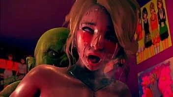Redare Animație hentai - fata iubește penisul lui mare ork