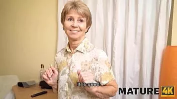 play Mature4k. maid is middle-aged and she is mans type so he goes fucking mature