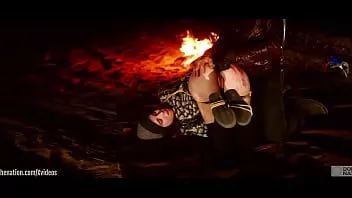 play Genuine anal virgin is tied up in desert at night for anal and ass to mouth training with fingers and some hard paddling -- from a real rough sex and domination documentary (brooke johnson)