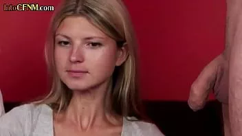 play Cfnm domme seduces couple into cocksucking trio