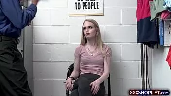 Play Cute teen shoplifter caught and punish fucked