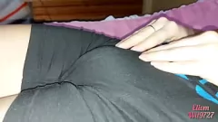 play Cute European Teen Flashes Her Wet Pussy in Lycra - Real Amateur Homemade Porno